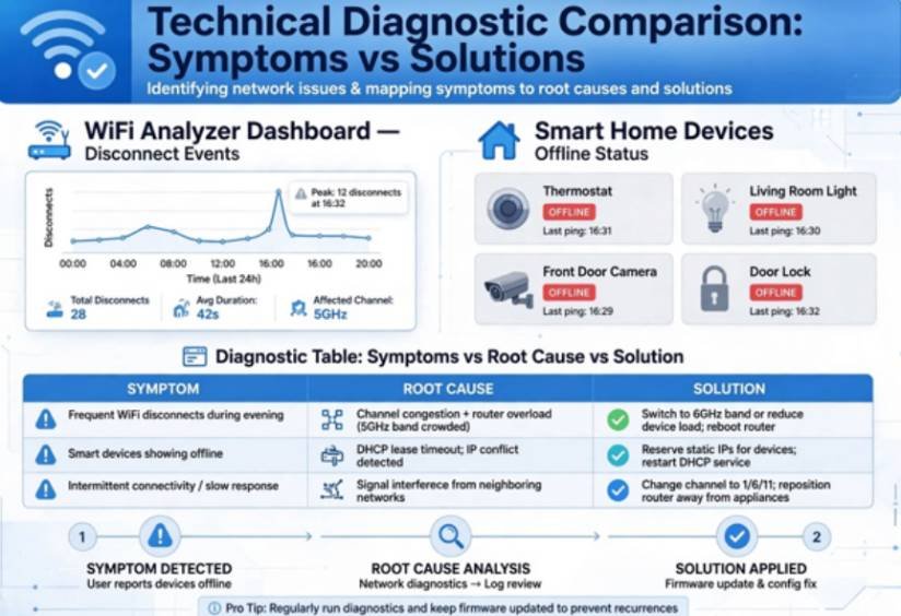 Technical Diagnostic Comparison Symptoms vs Solutions