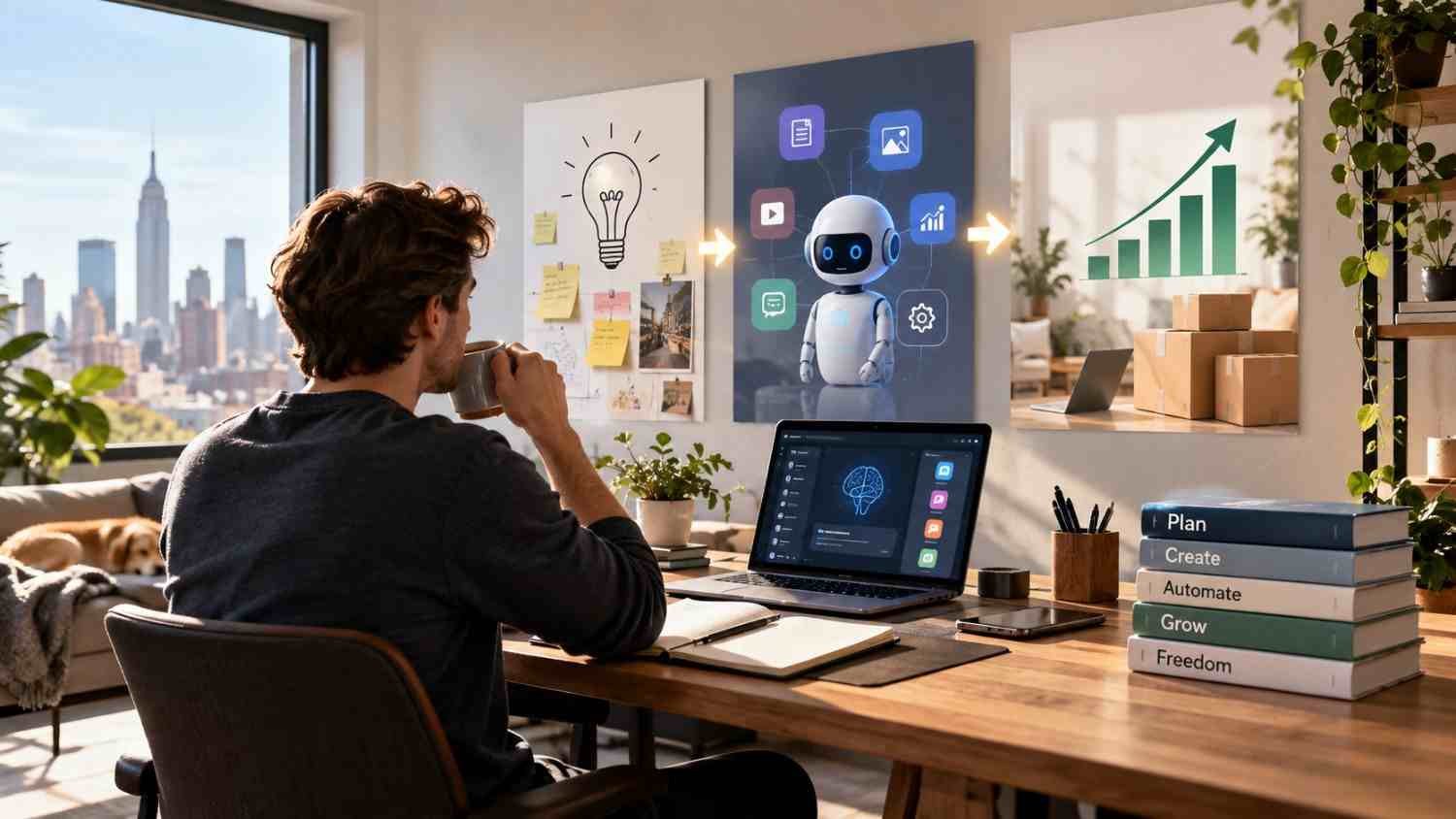Building a Solo Business With AI Tools From Idea to Income