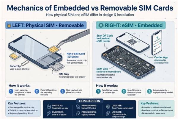How Both SIM Types Work Abroad