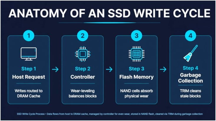 ANATOMY OF AN SSD WRITE CYCLE