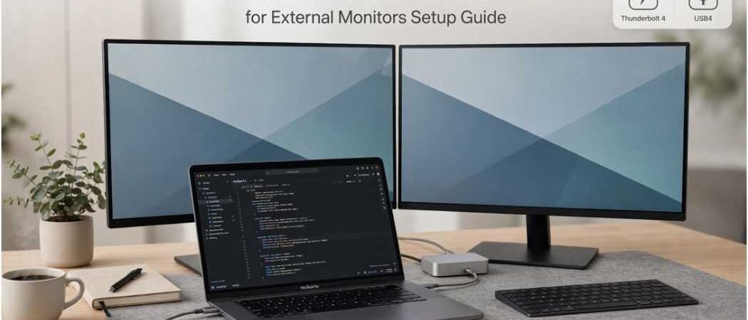 Thunderbolt 4 vs USB4 for External Monitors: Setup Guide