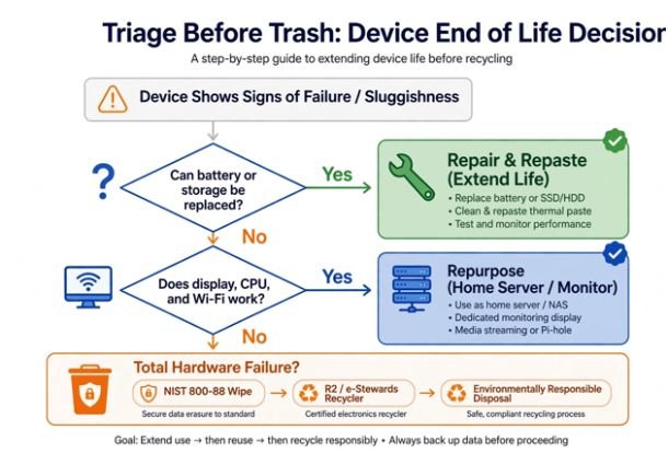 Triage Before Trash: How I Decide a Device’s True End of Life