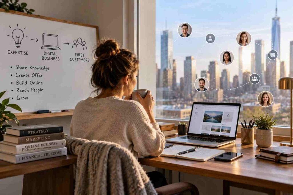 Turning Expertise Into a Digital Business and Finding Your First Customers